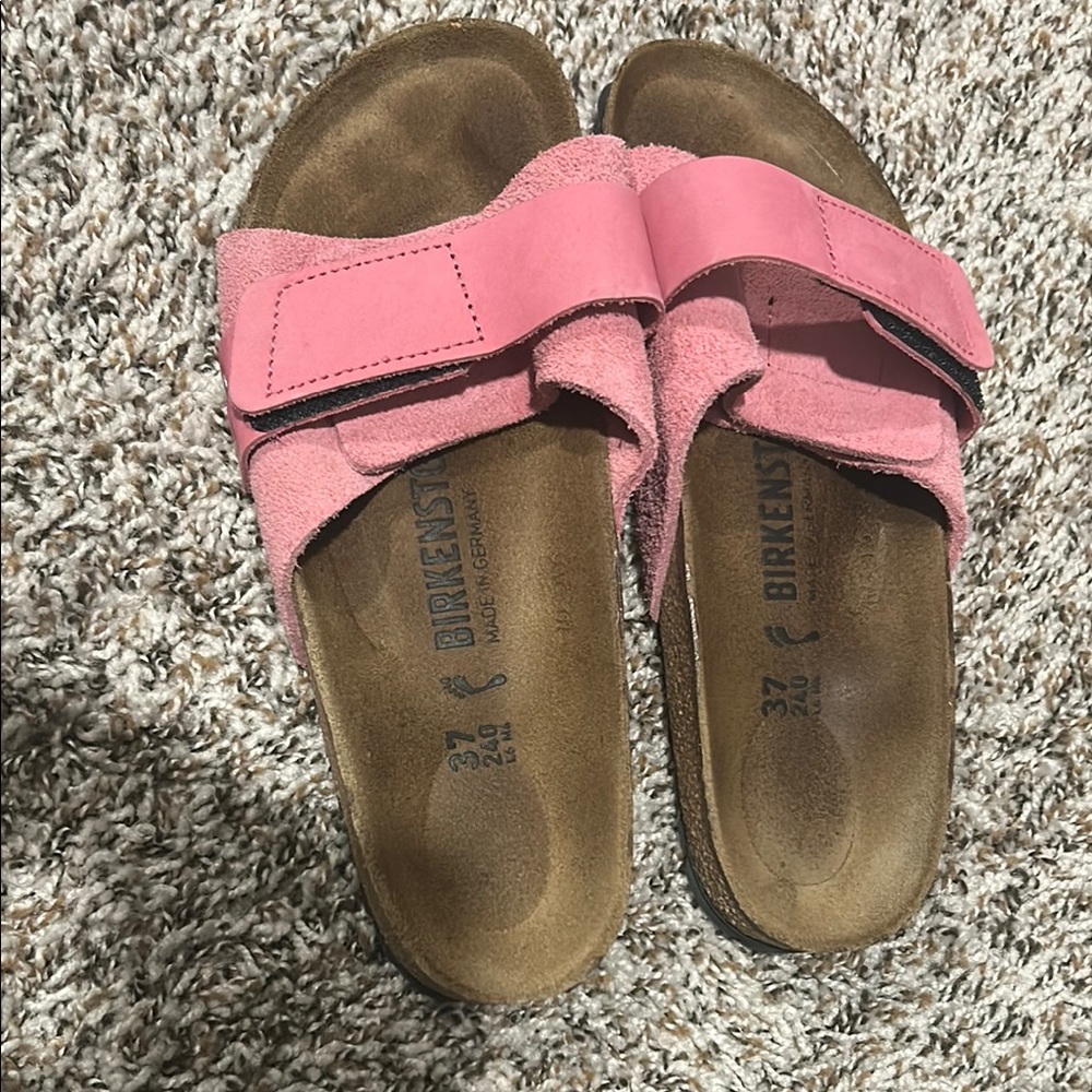 Birkenstock Oita suede candy pink woman’s